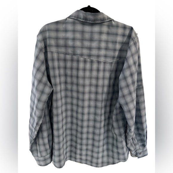 Royal Robbins Men’s Shirt‎ Large Very Good Condition Green/Grey - Picture 2 of 3